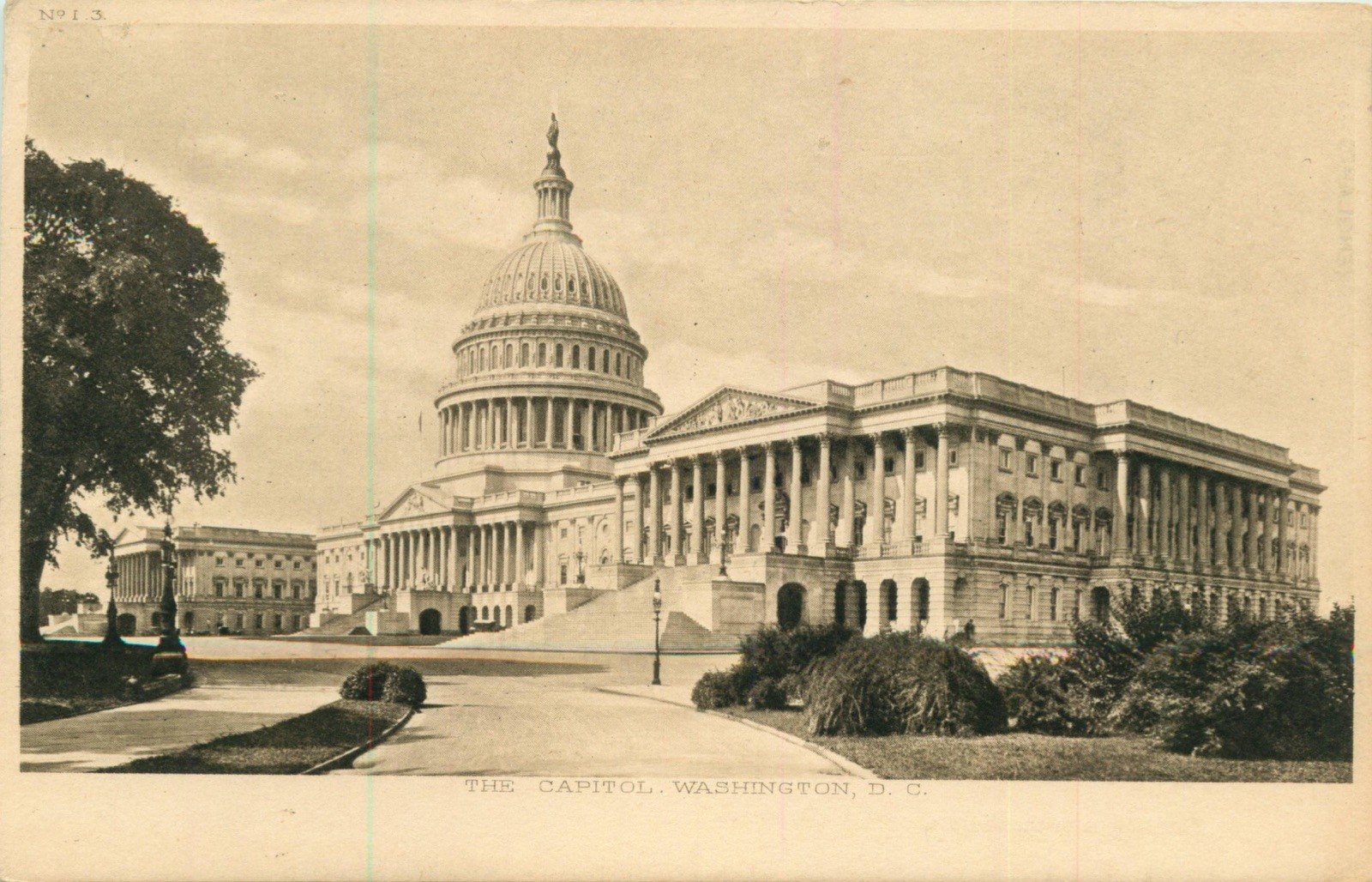 c1900 The Capitol, Washington D.C. Vintage Postcard
