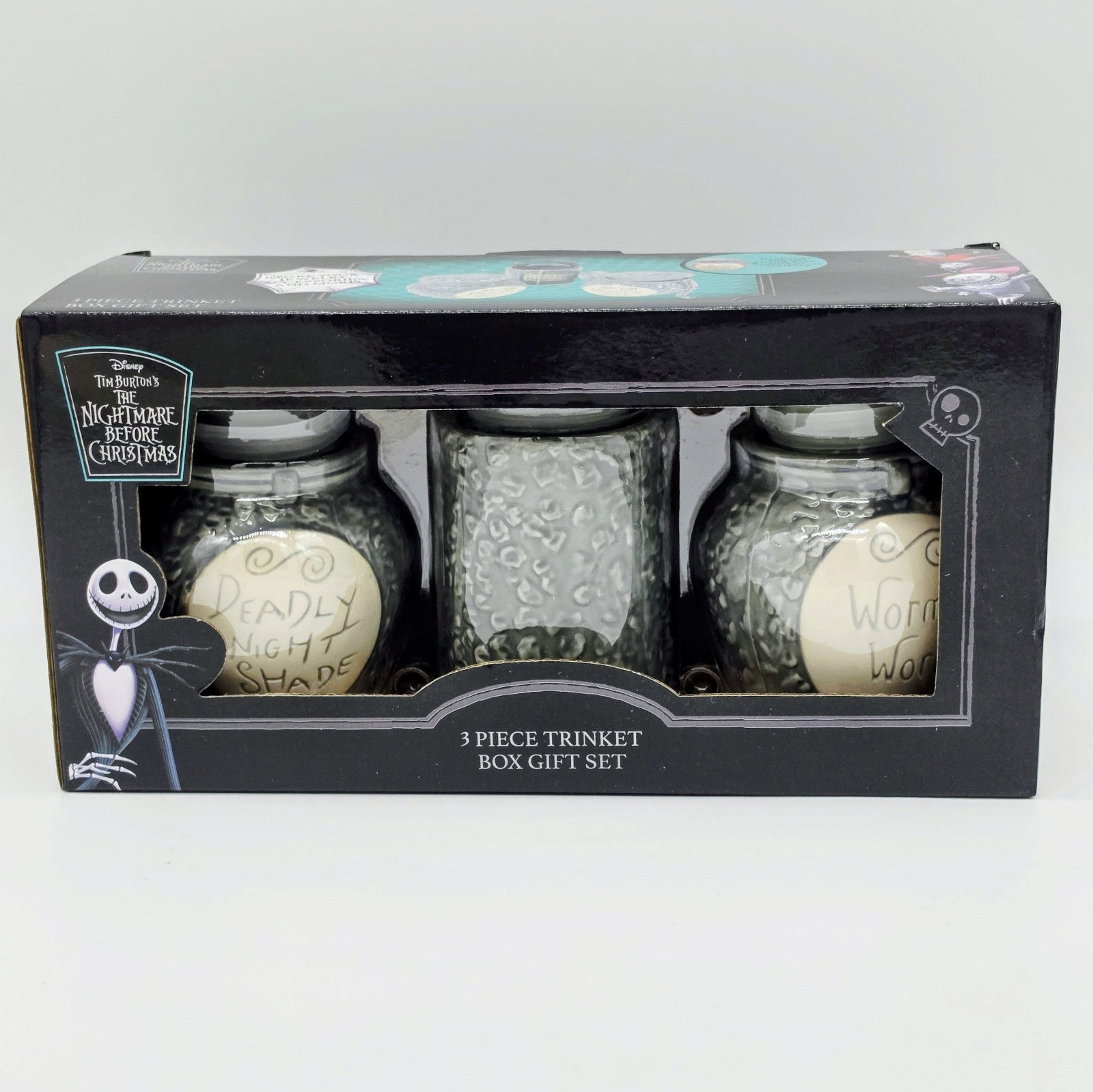 ✨NEW✨ Disney The Nightmare Before Christmas Sally's Potion Trinket Jar 3 Pieces