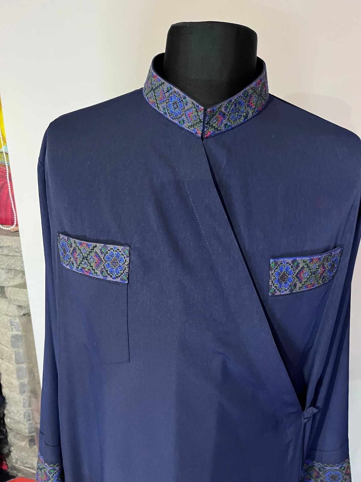 Embroidered Cassock without a belt - Orthodox vestments of a priest