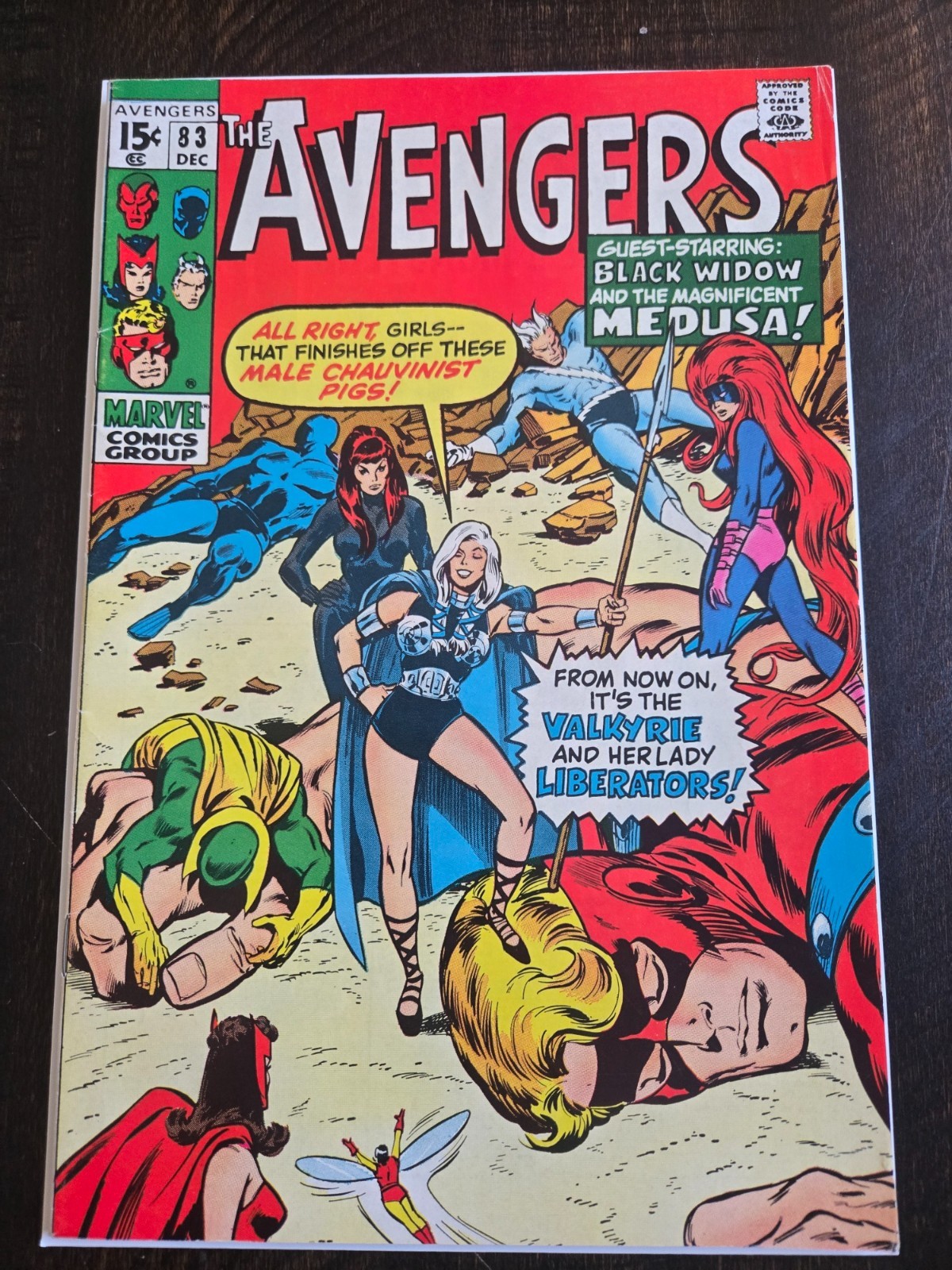 VINTAGE The Avengers #83 1st Valkyrie Marvel Comics 1970