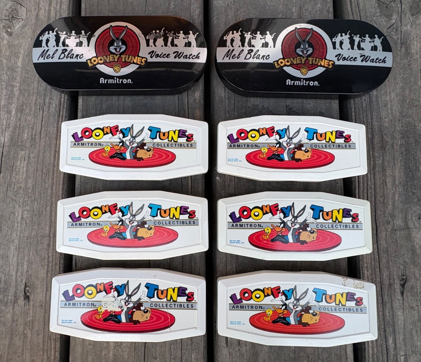 Looney Tunes Lot Of 8 Collectible Armitron Watches - RARE NOS