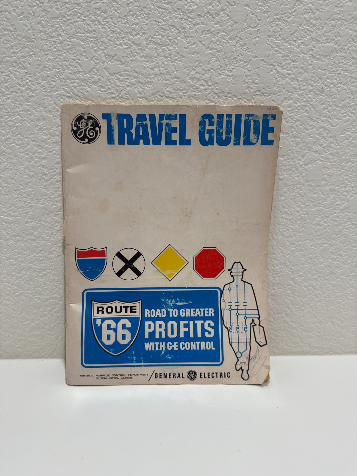 Vintage 1966 GE “Route 66 Travel Guide – Road to Greater Profits” Brochure