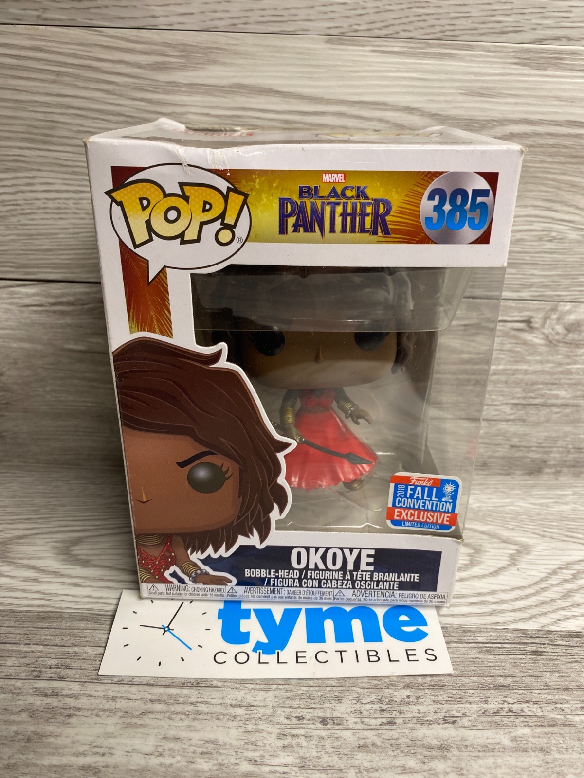 Funko Pop Marvel Black Panther Okoye #385 2018 Fall NYCC Convention Exclusive