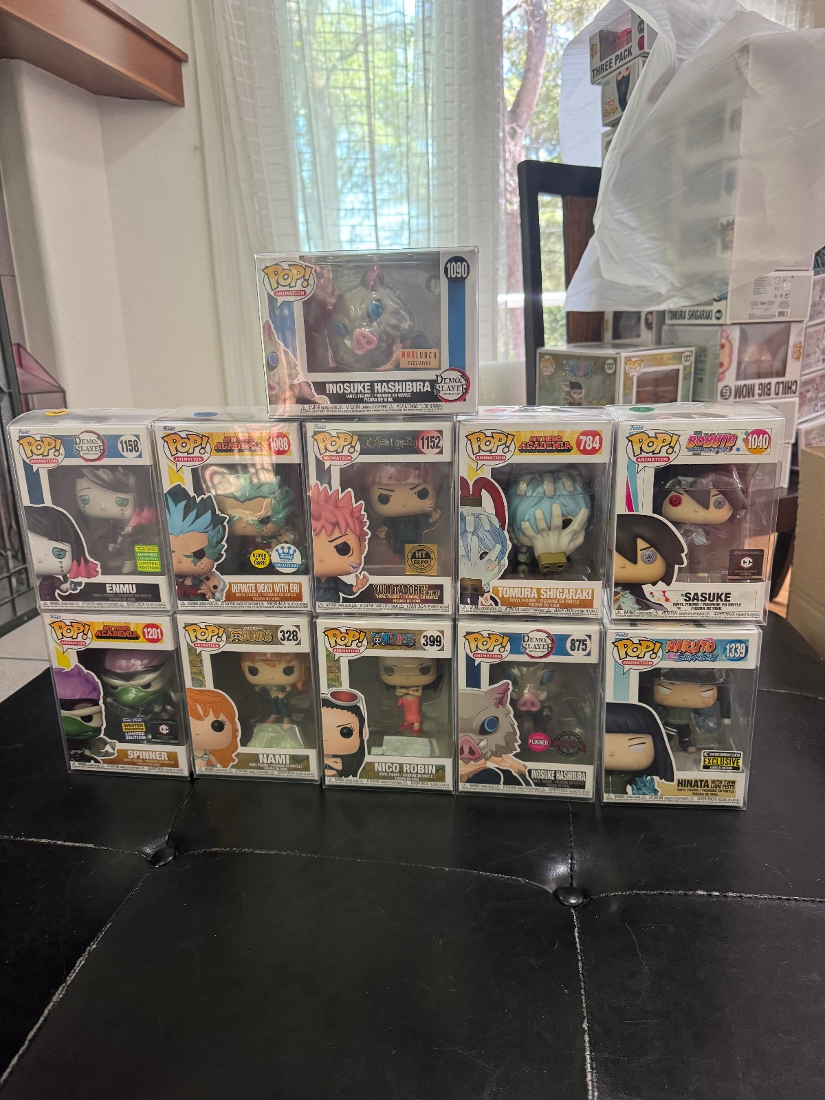 Anime Funko Pop Lot 23pc One Piece Naruto Demon Slayer MHA JJK Collectible Vinyl