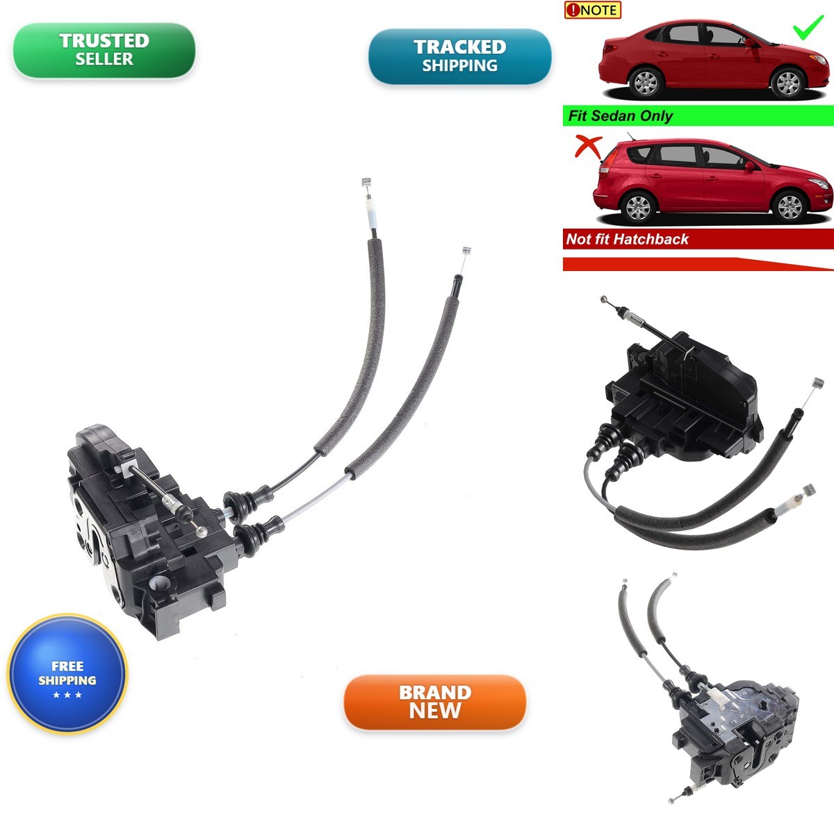 YHTAUTO Front Driver Side Door Lock Actuator For Hyundai Elantra 2007-2010