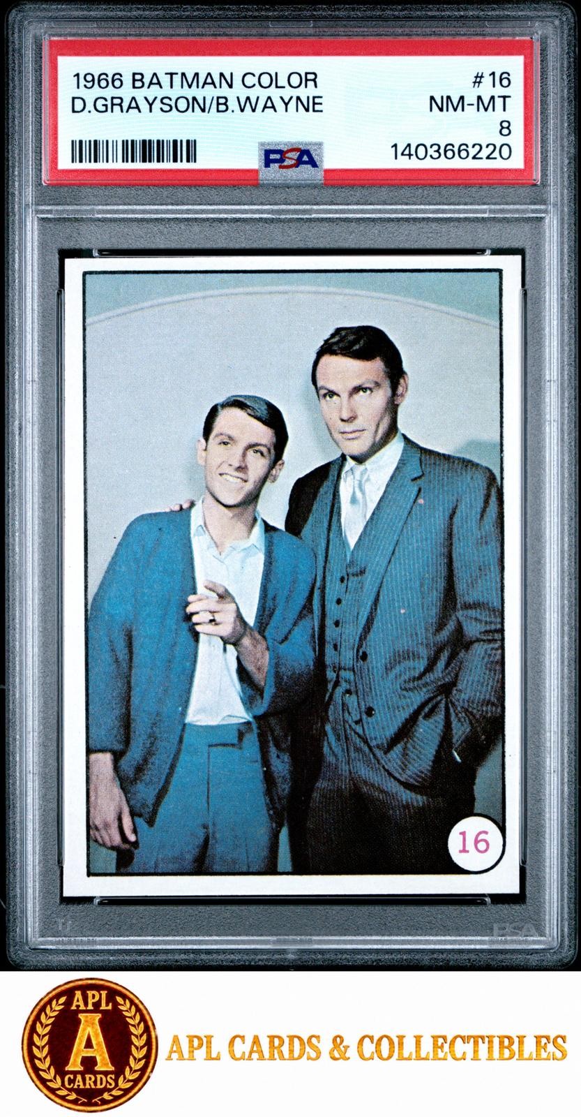 1966 Batman Color Photo D.Grayson B.Wayne #16 PSA 8