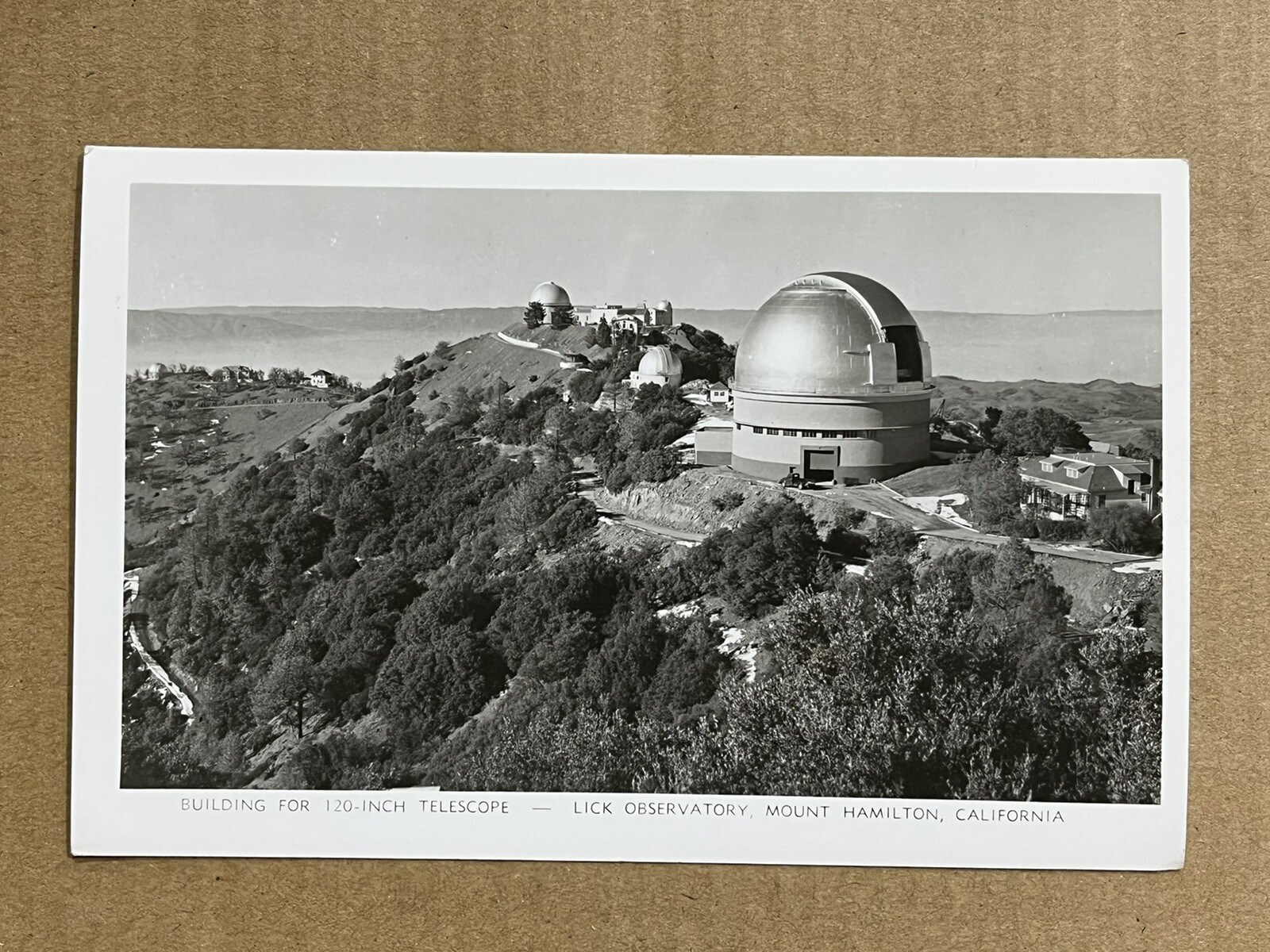 Postcard RPPC San Jose CA Lick Observatory Space Telescope Astronomy Vintage PC