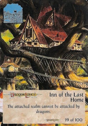 Inn of the Last Home 19/100 - Dragonlance Spellfire CCG TSR, Inc. 1994