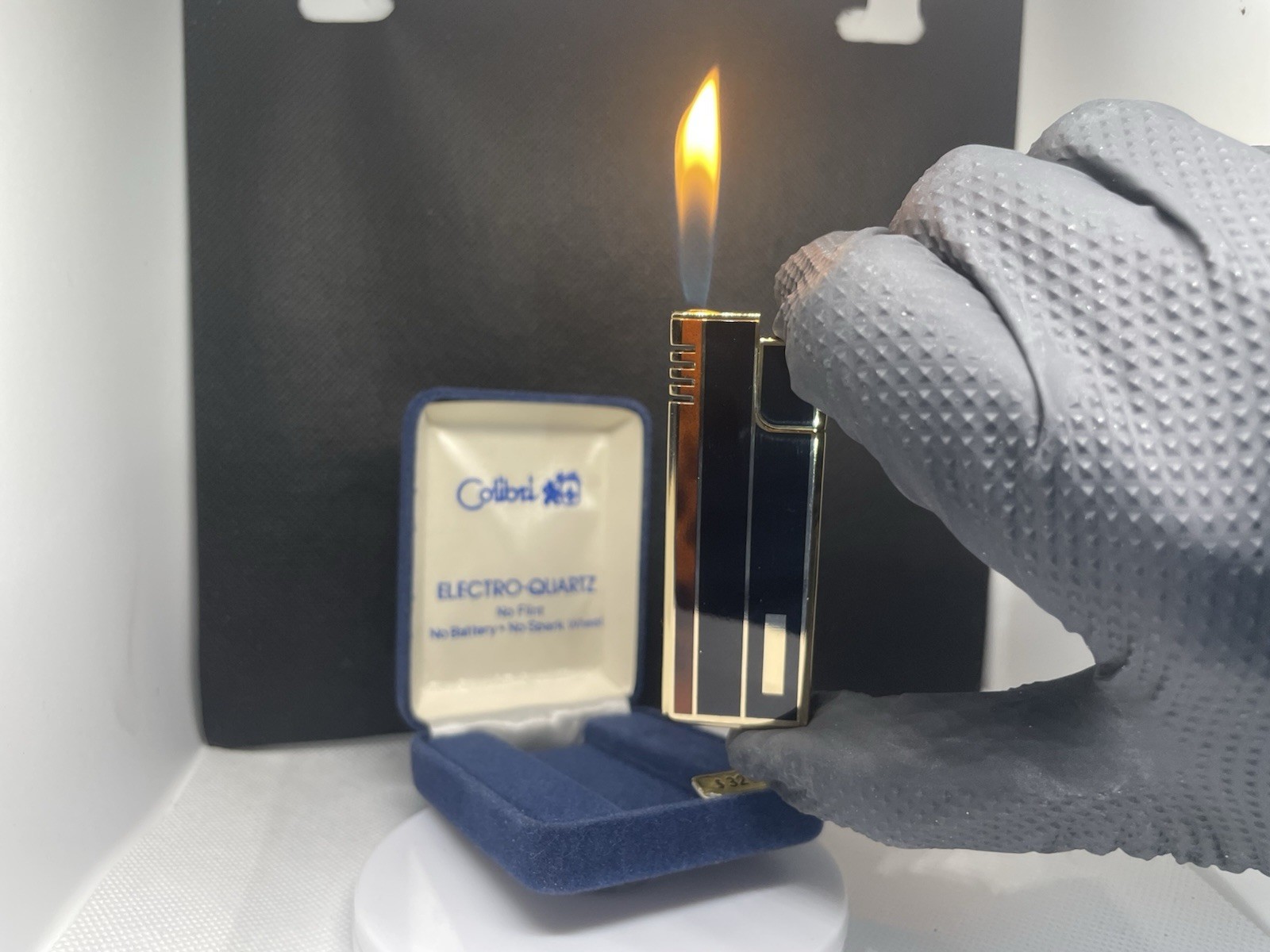 Vintage Working NOS Colibri Electronic Lighter Serviced 1980S Japan Cool