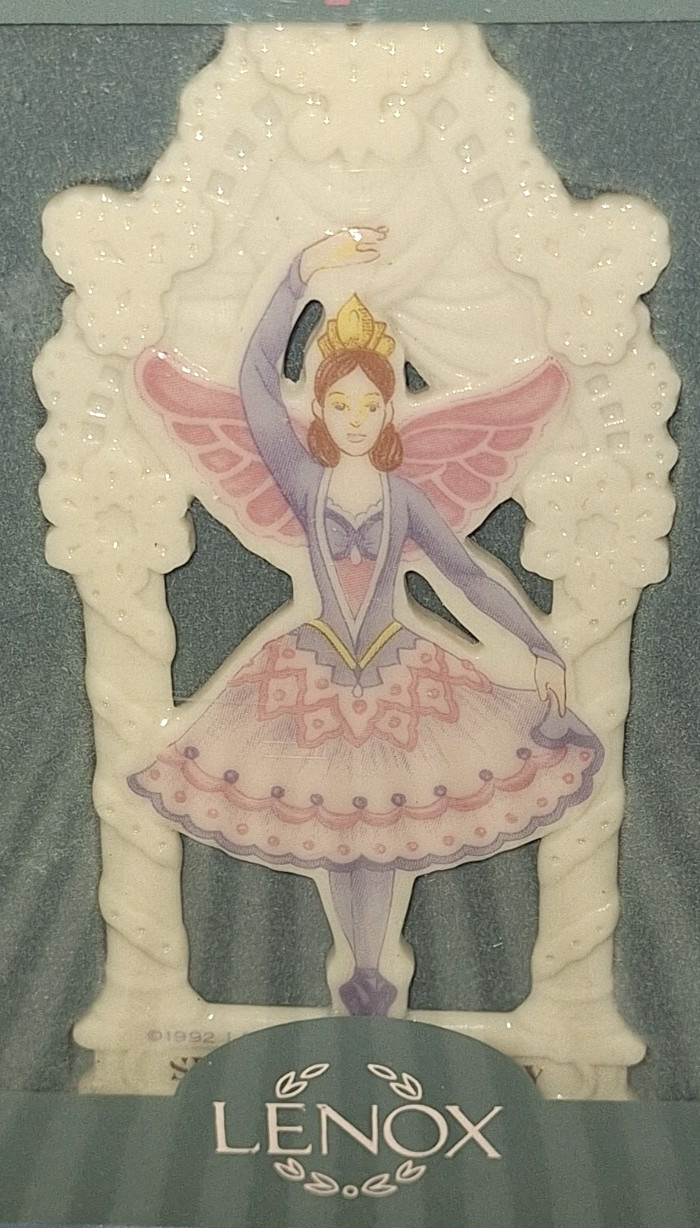 NIB NWT VTG 1992 LENOX SUGAR PLUM FAIRY CHRISTMAS ORNAMENT NUTCRACKER COLLECTION