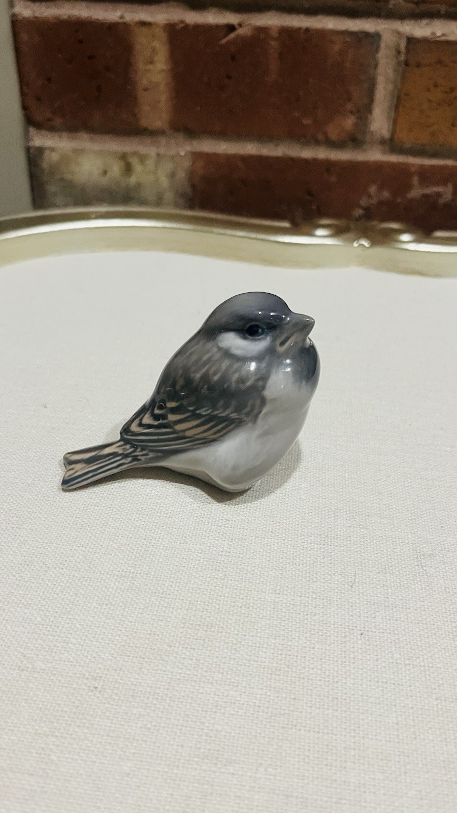 Vintage Royal Copenhagen Porcelain #1519 House Sparrow Figurine MINT