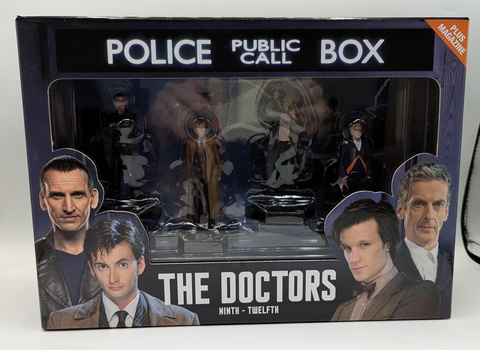 Eaglemoss Doctor Who Ninth Tenth Eleventh Twelfth Docotor Figure 4-Pack NEW
