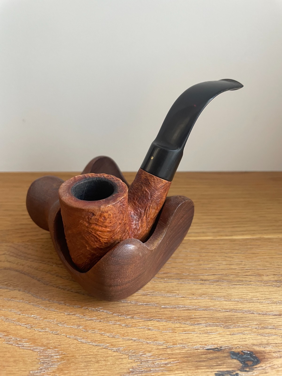 Savinelli GOLD DOT 620 Oom-Paul Sandblasted 1980s Vintage Pipe Pipe 烟斗