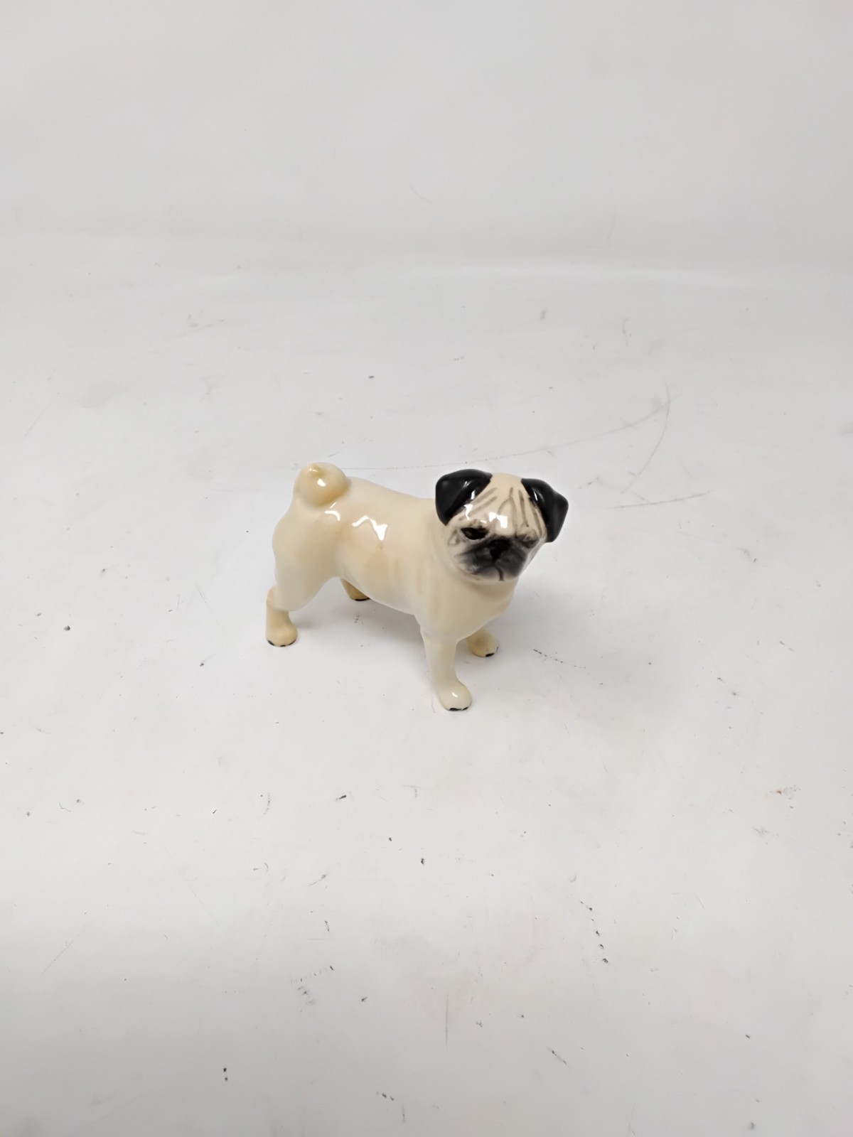 Vintage Beswick Pug Dog Figurine England