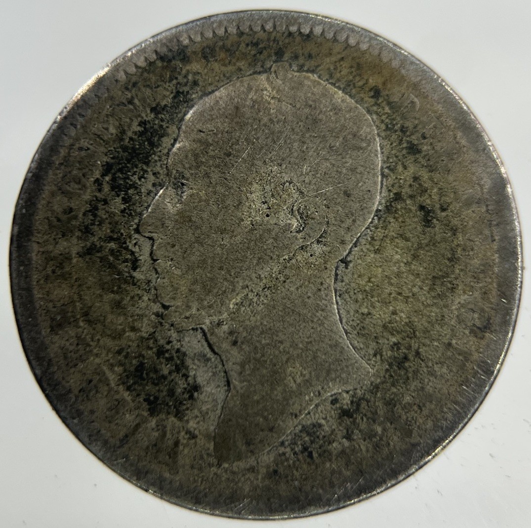 1848 Netherlands 25 Cents Silver Coin | Fair Grade