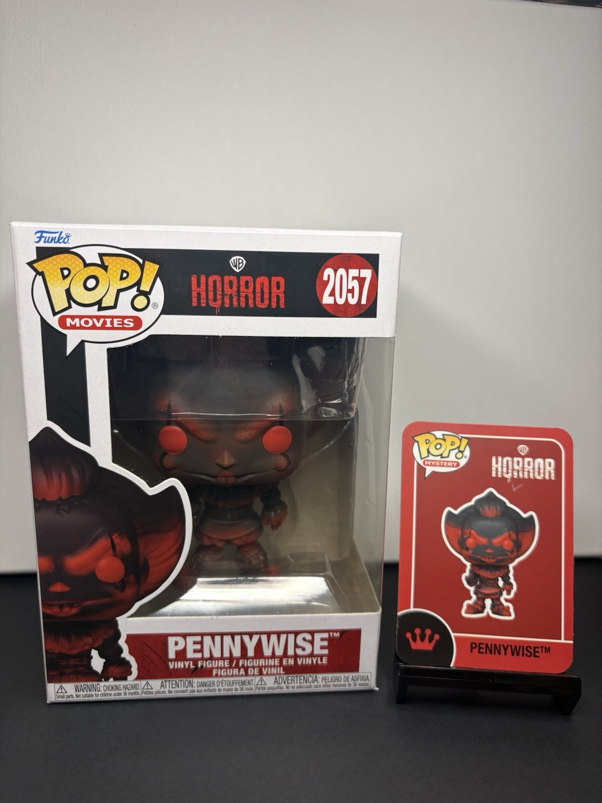 🔥Funko Pop Horror Movies It: Pennywise #2057 Mystery Funko W/Box & Card🔥