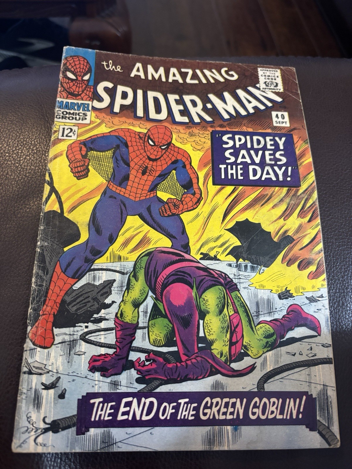 Amazing Spider-Man 40 1966 G+/VG- Nice Shape Green Goblin Iconic Cover