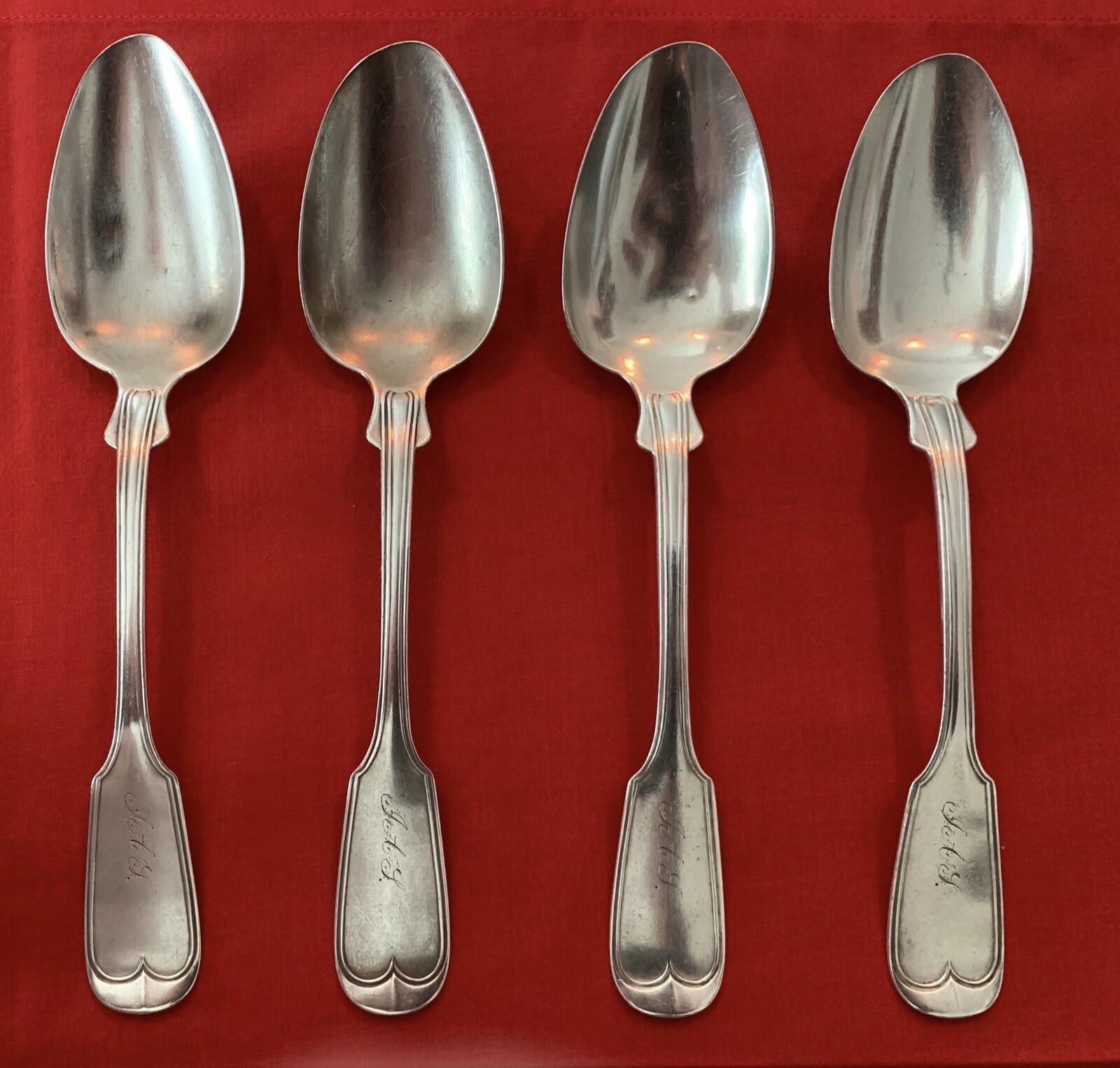 Very Rare Vintage Klein & Bro Spoons (Vicksburg, MS coin silver flatware)