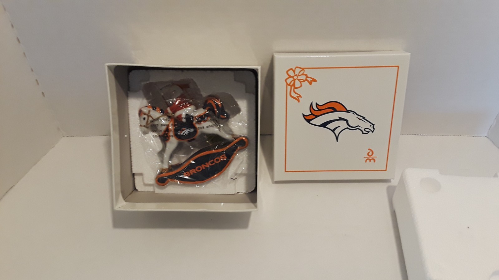 Danbury Mint Denver Broncos Christmas ornament 2007 rocking horse