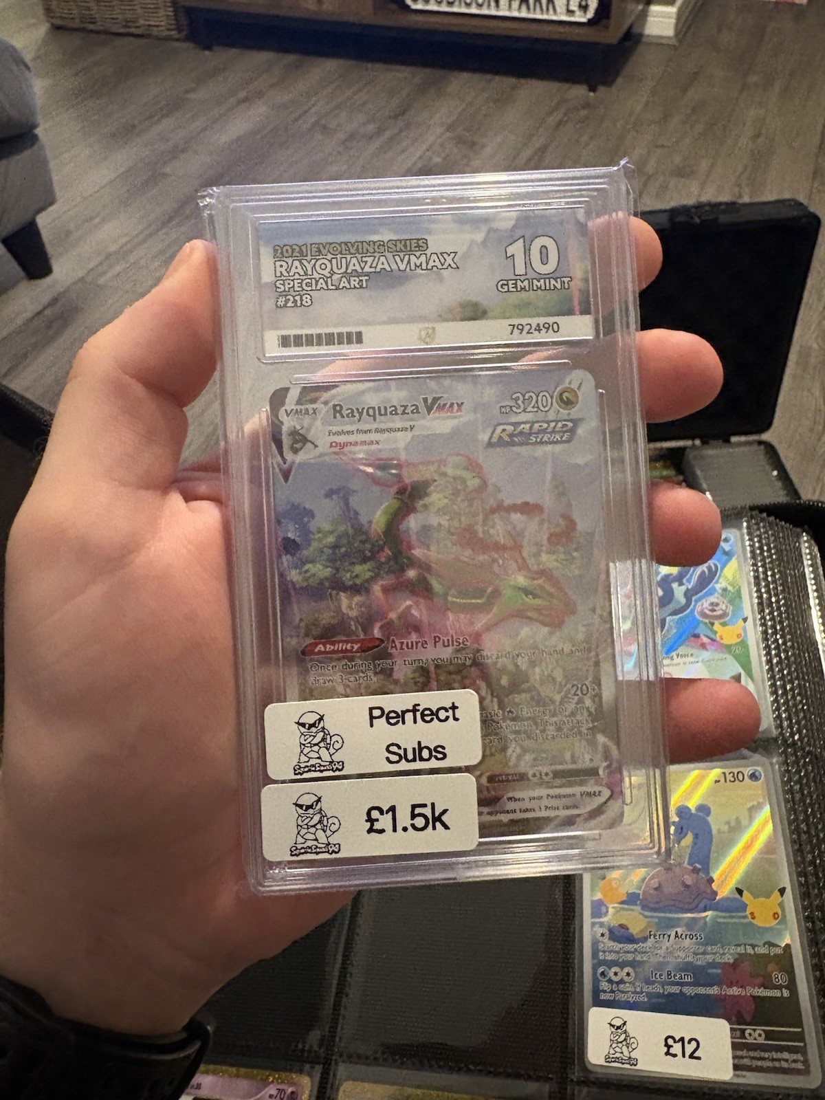 ACE 10 Perfect Subs Rayquaza VMAX (Alternate Art Secret) 218/203