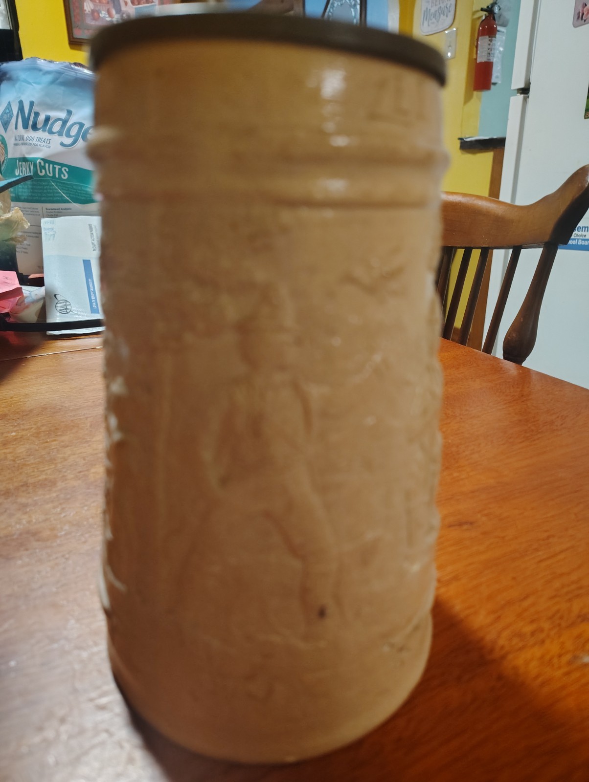 Antique 19th Century German Stoneware Regensburg Beer Stein Hunting Scene