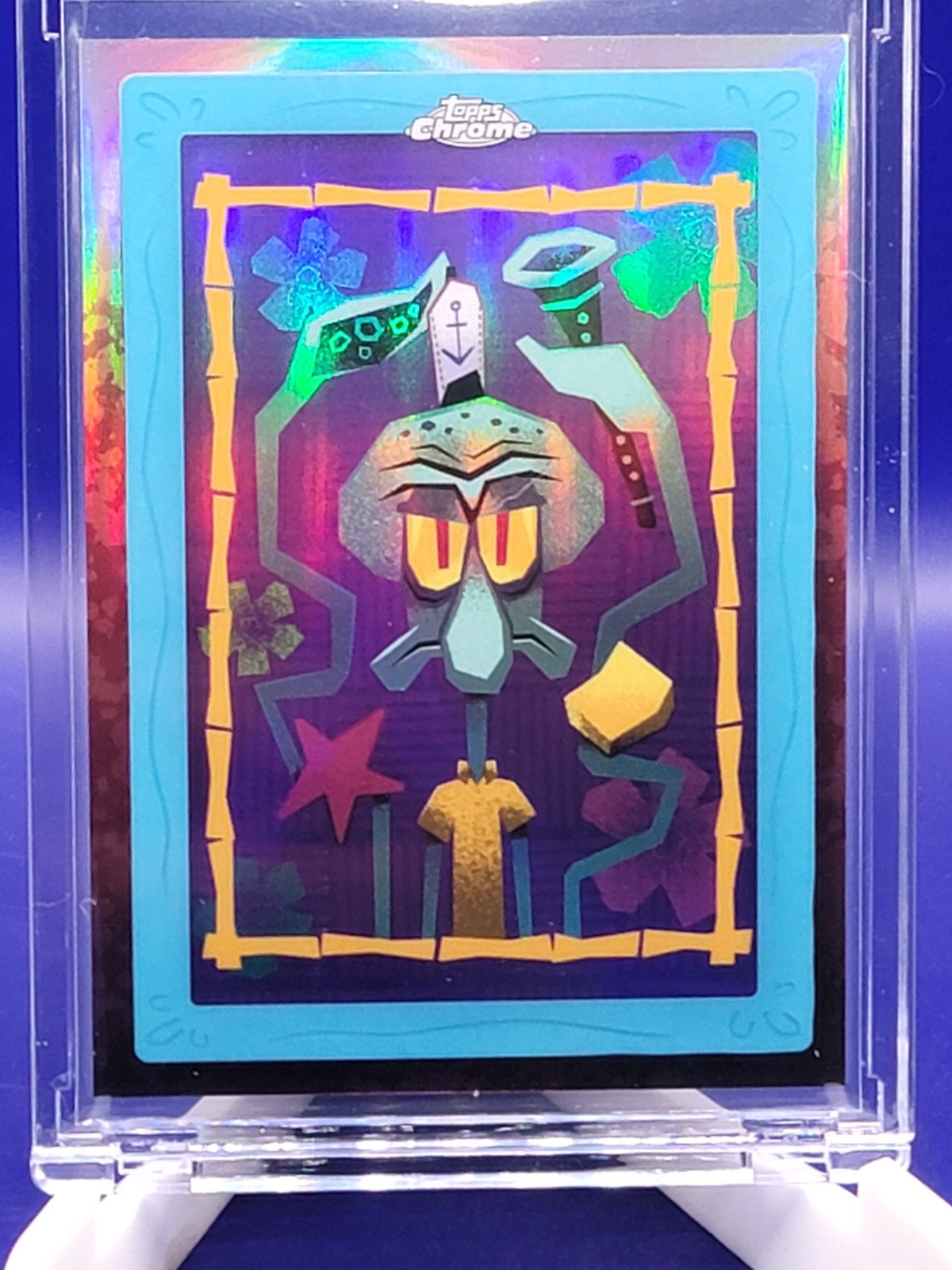 2025 Topps Chrome SpongeBob Squidward\'s Gallery A Piece Of Art Shane Houston
