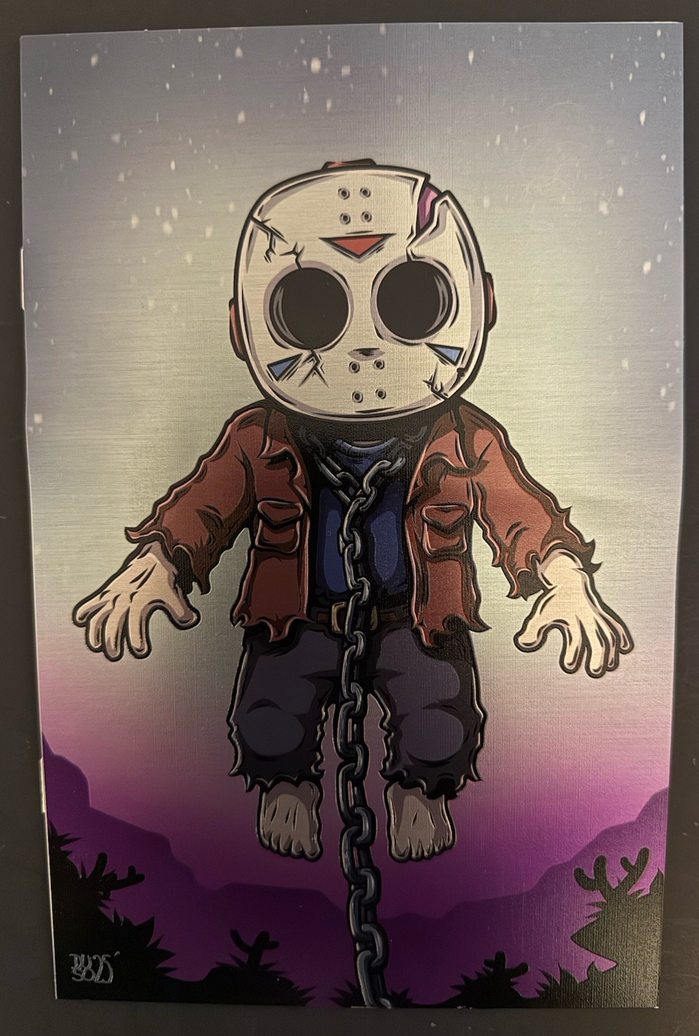 Jason ~ Andy Duso Art Book ~ Virgin Metal Cover ~ Damaged ~ Friday 13th ~ Rare