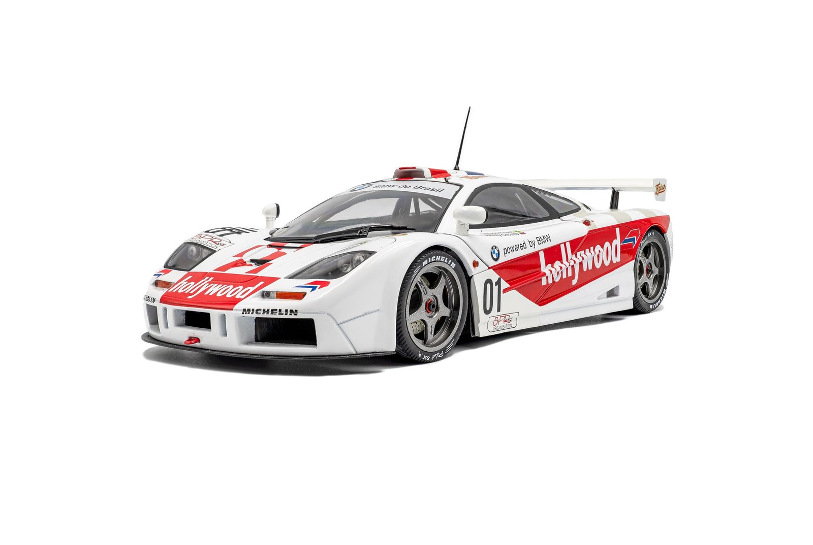 Solido McLaren F1 GTR Short Tail #01 White, 1996 Brasilia Diecast Model Car Solido McLaren F1 GTR Short Tail #01 White, 1996 Brasilia Diecast Model Car