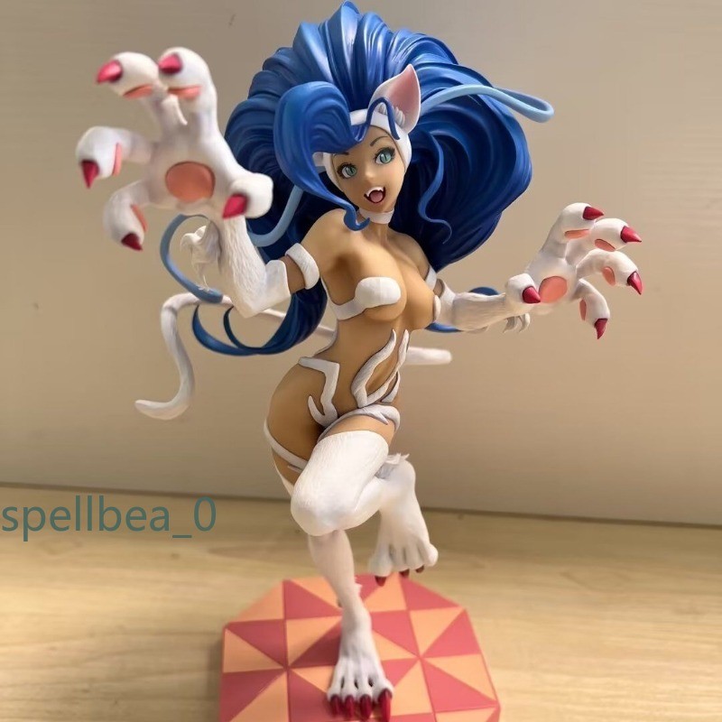 Anime Vampire Felicia Cat Girls PVC Figure Toys Darkstalkers Collection Statue