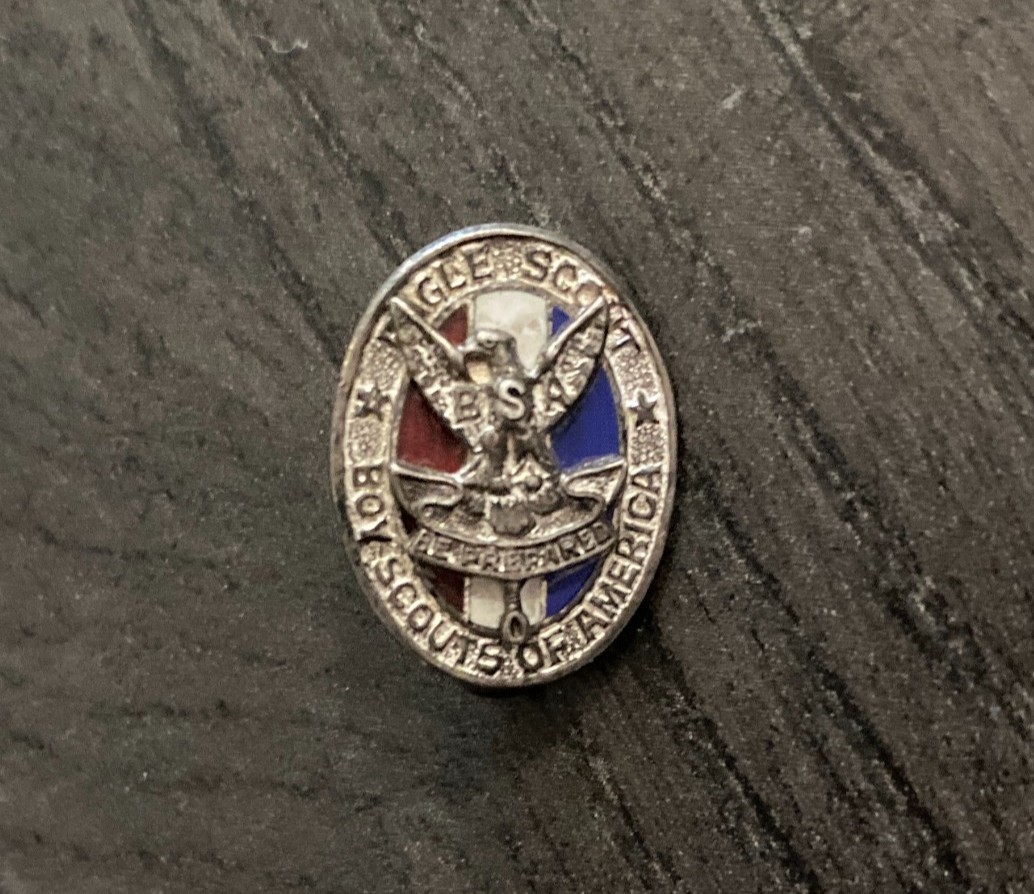 Vintage 1930s-40s EAGLE SCOUT  Boy Scouts of America Award PIN BSA Scouting Rank