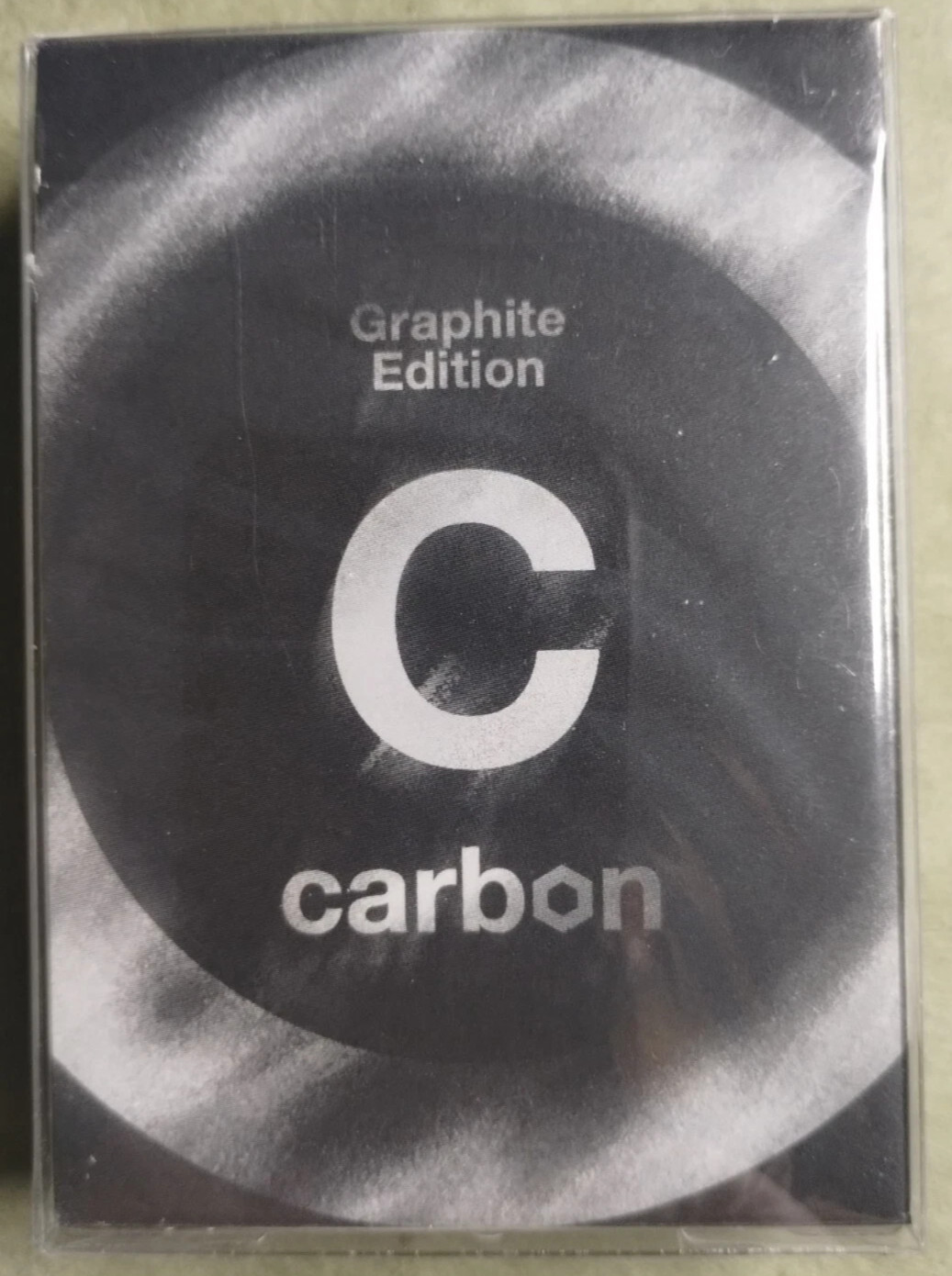 Carbon Playing Card Deck Graphite Edition Poker Cardistry #/2500 Illusion NEW