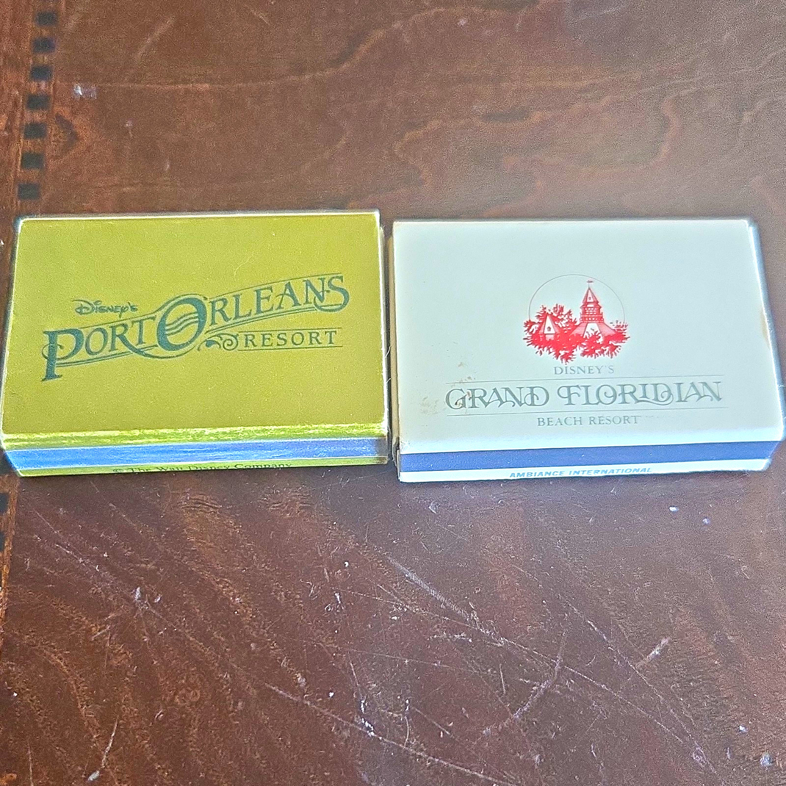 Extremely Rare Disney Port Orleans Resort & Grand Floridian  Resort Matchbooks