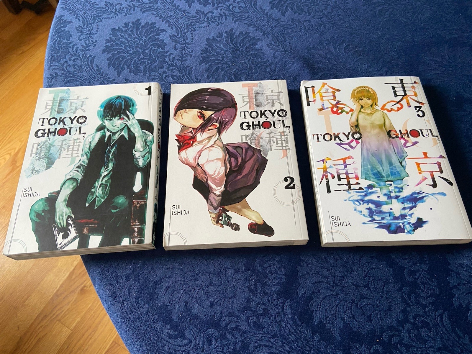 Tokyo Ghoul Manga Volumes 1-3 Sui Ishida - English VG+/LN TPB 