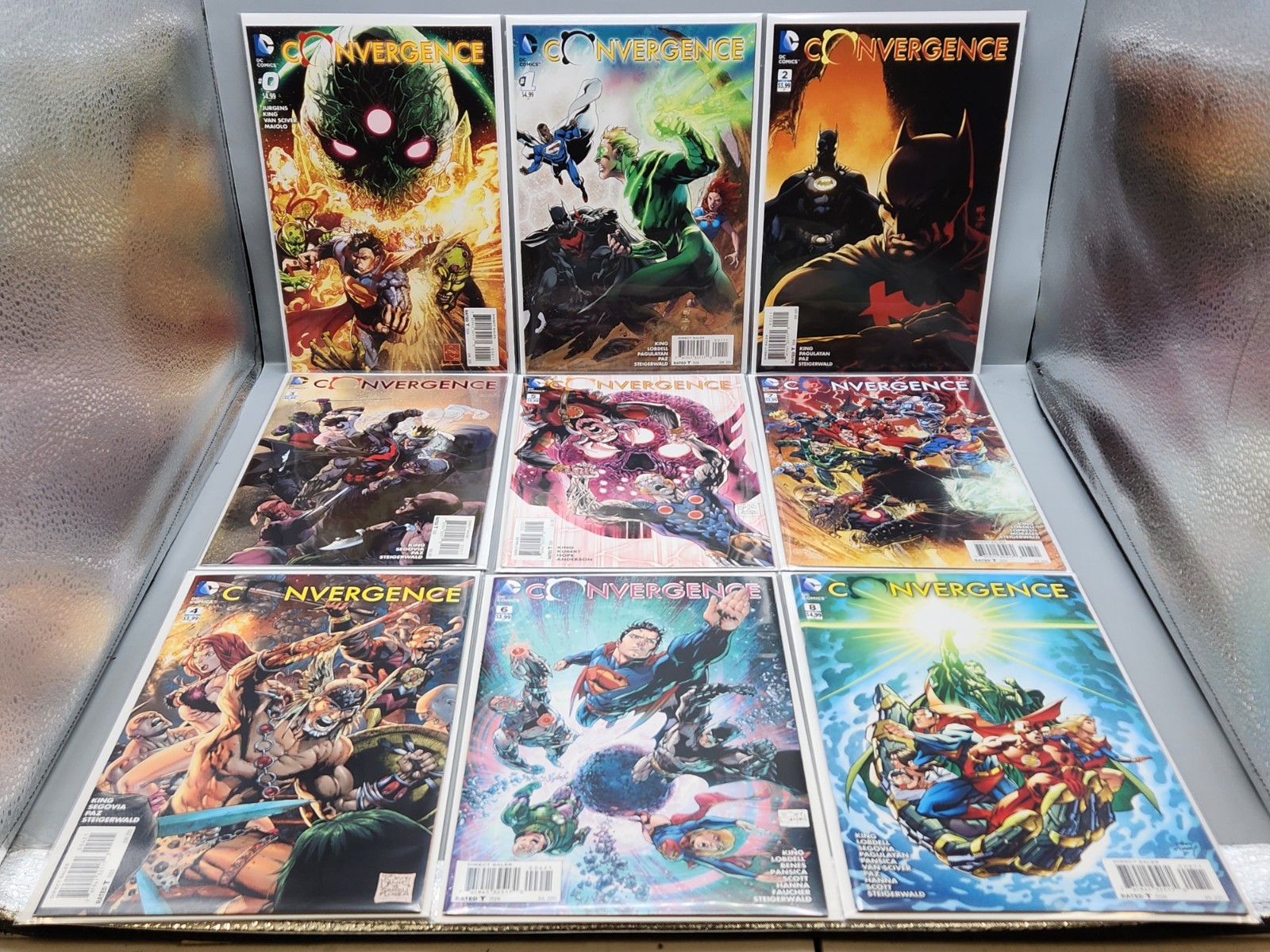 CONVERGENCE #0,1,2,3,4,5,6,7,8 Complete Series DC 2015/FREE SHIPPING CONVERGENCE #0,1,2,3,4,5,6,7,8 Complete Series DC 2015/FREE SHIPPING