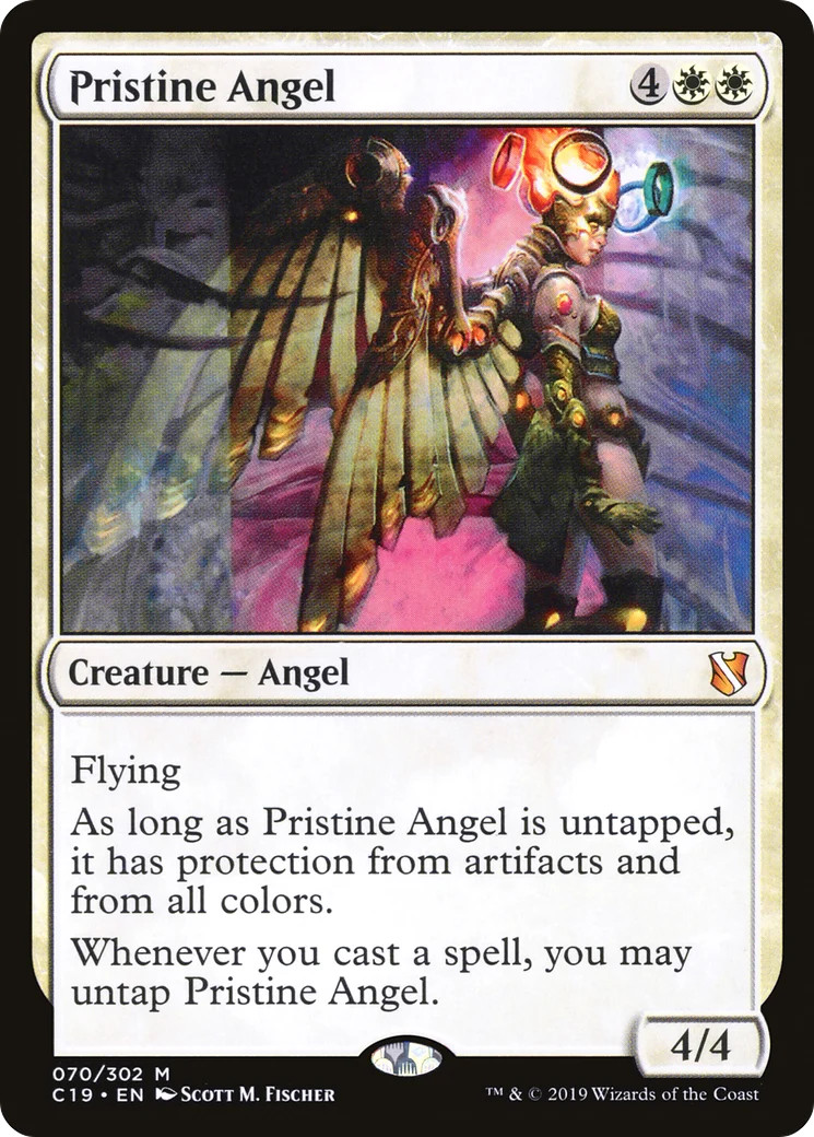 Pristine Angel [Commander 2019] Magic MTG