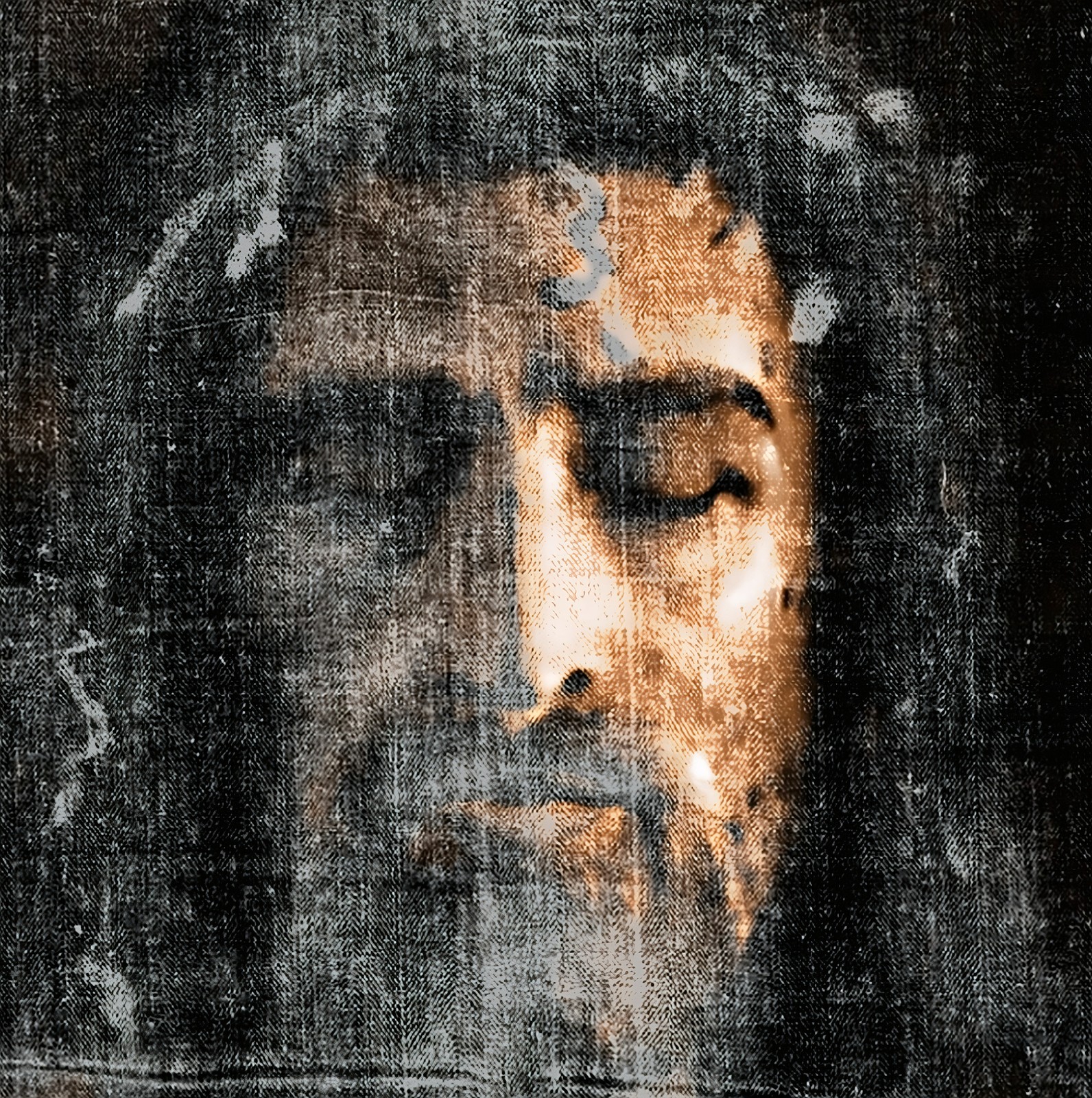 Shroud of Turin Face of Jesus Christ Christian Religious Photo Reprint