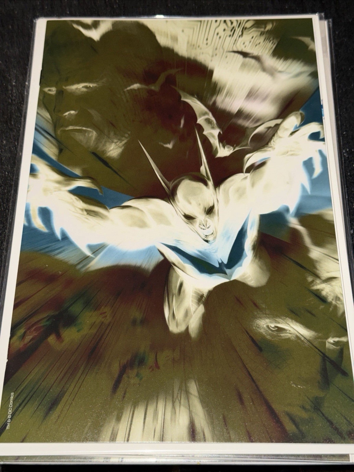 BATMAN BEYOND #1 2022 NEGATIVE FRANCESCO MATTINA VIRGIN VARIANT LIMITED TO 1000