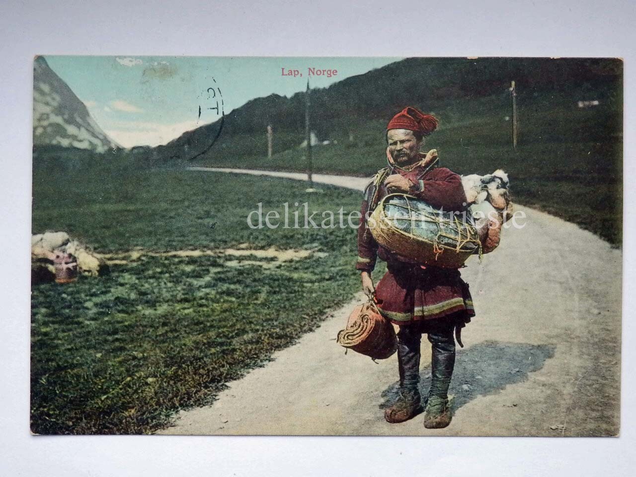 NORGE Norway Lap Laplanders Sami old postcard Norway 903
