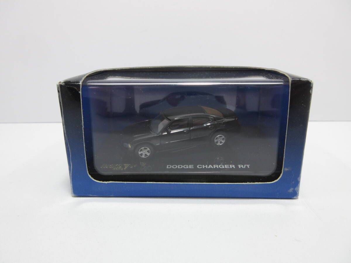 1/87 RICKO Kyosho Dodge Charger DODGE CHARGER R/T HEMI Mini Car Black Age14+