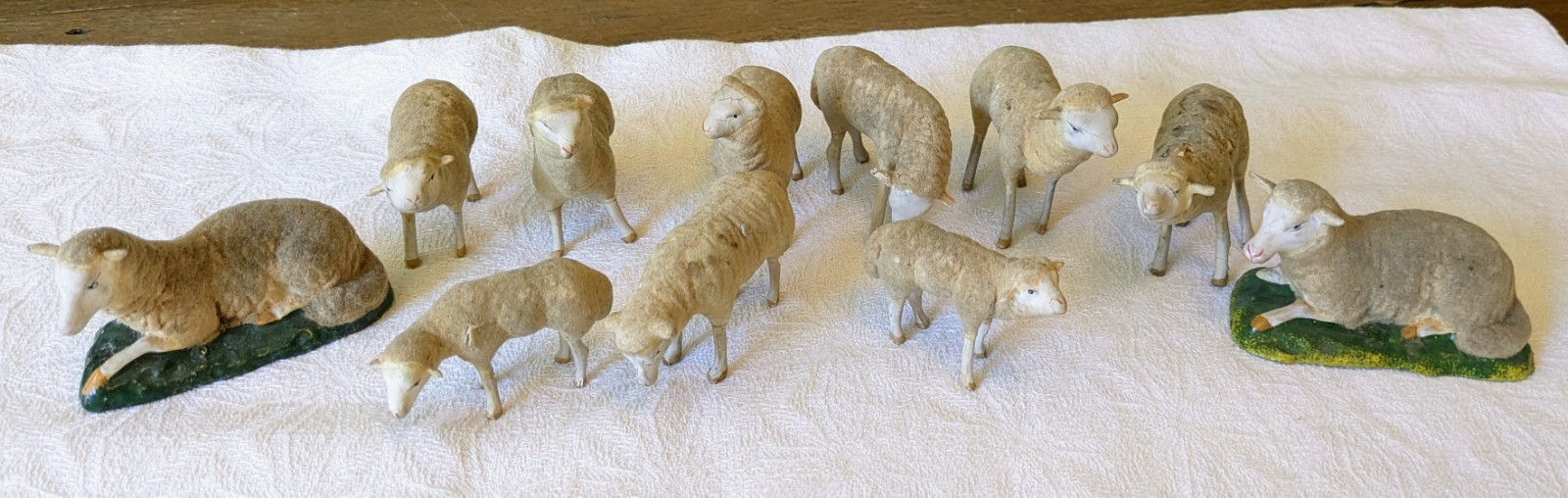 11+ Antique Lot German Putz 1.5