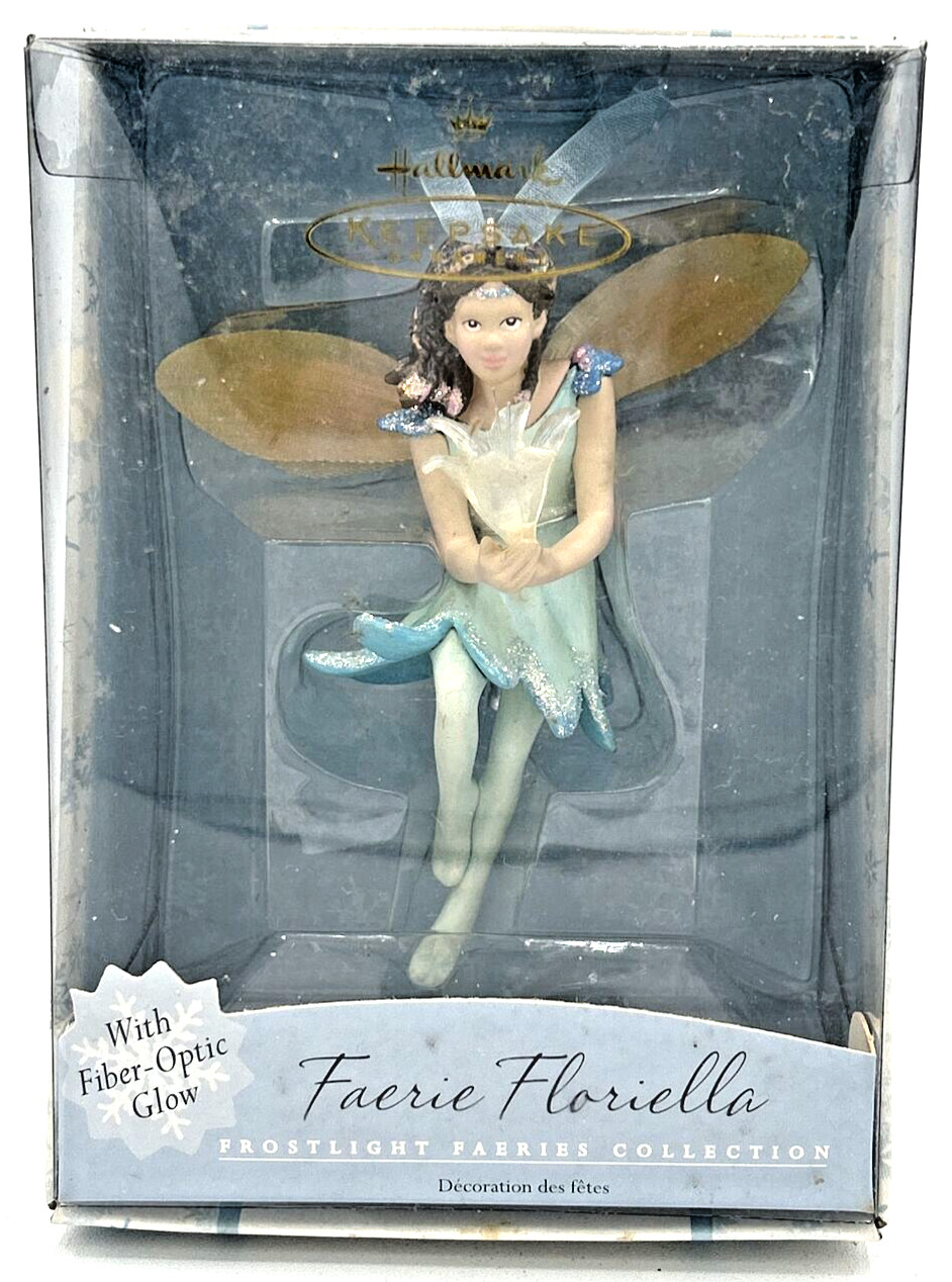 2001 Hallmark Frostlight Faeries Faerie Floriella Ornament NOS SKU U37