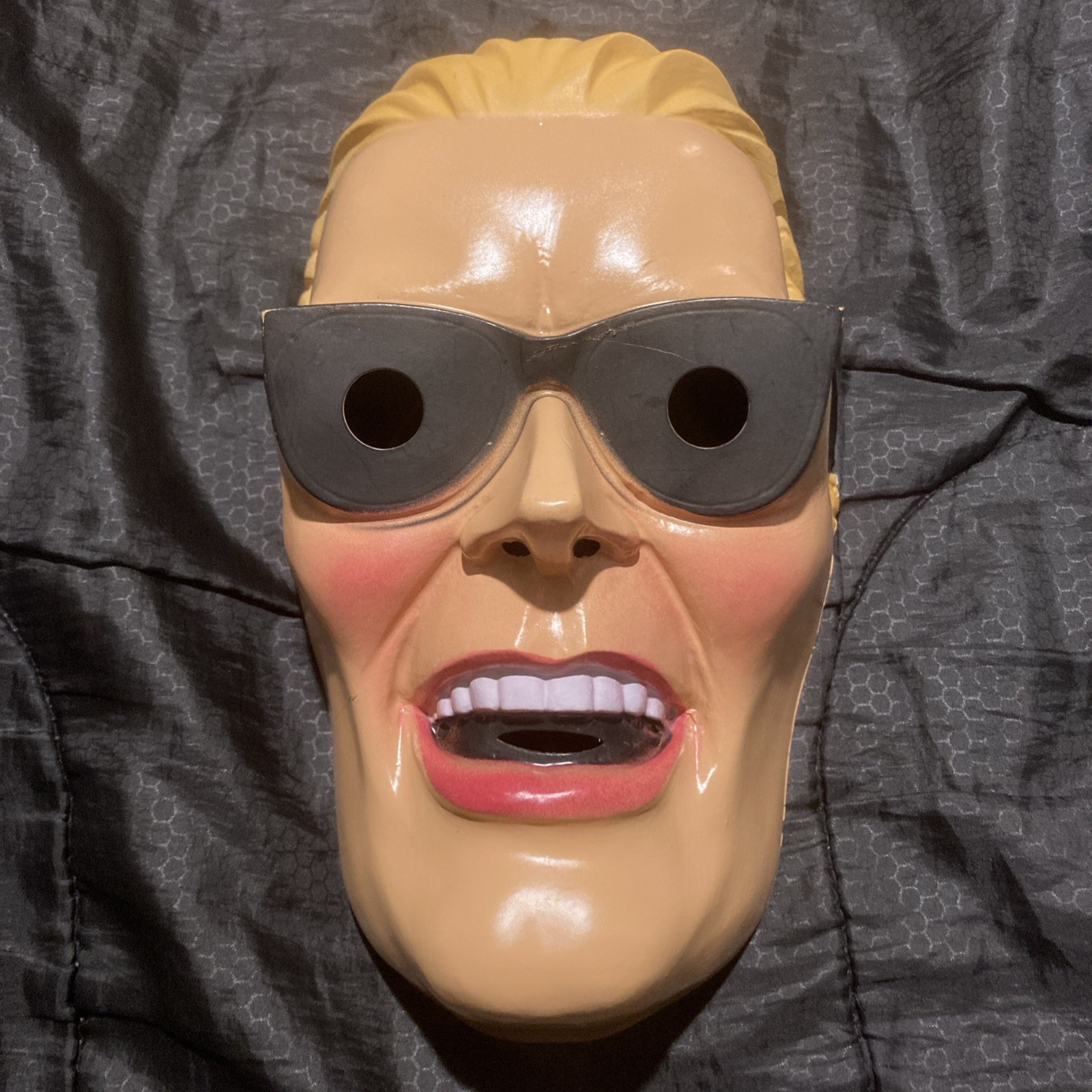 Rare VTG Max Headroom Face Mask 1980\'s Halloween Made In France Wayfair Glasses