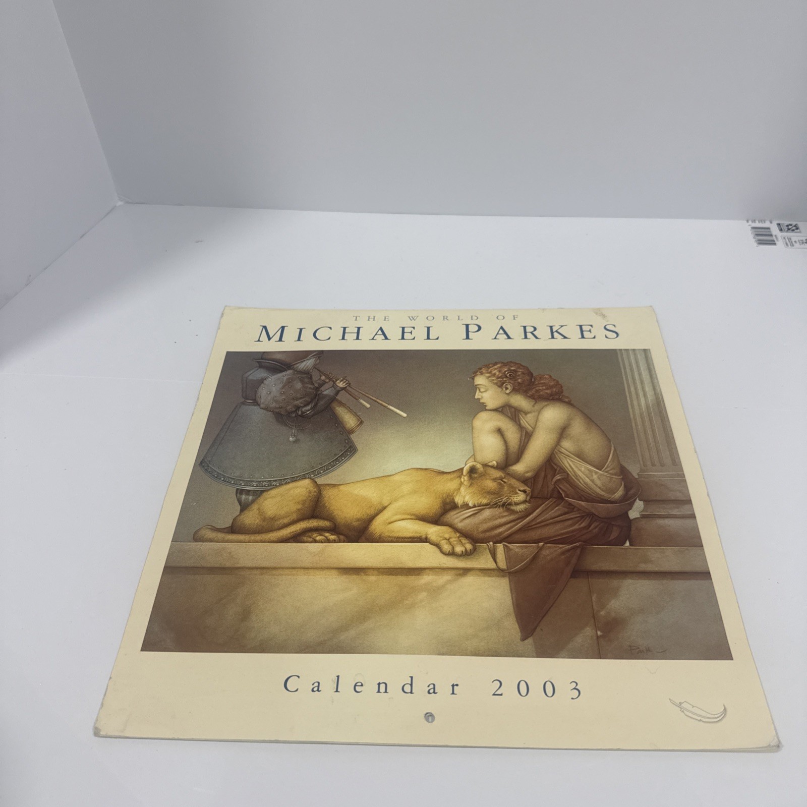 Michael Parkes 2003 Art Calendar 16 Mo Fantasy Prints OOP Ronnie Sellers