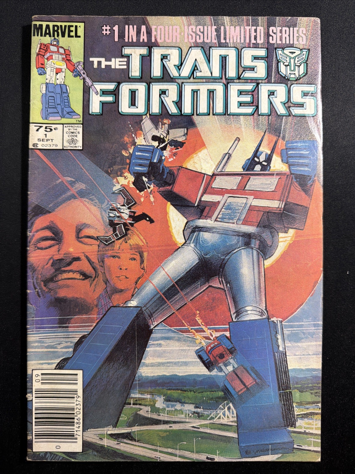 The Transformers #1 1984 Marvel Comics Newsstand 1st Print Good/VG *A18