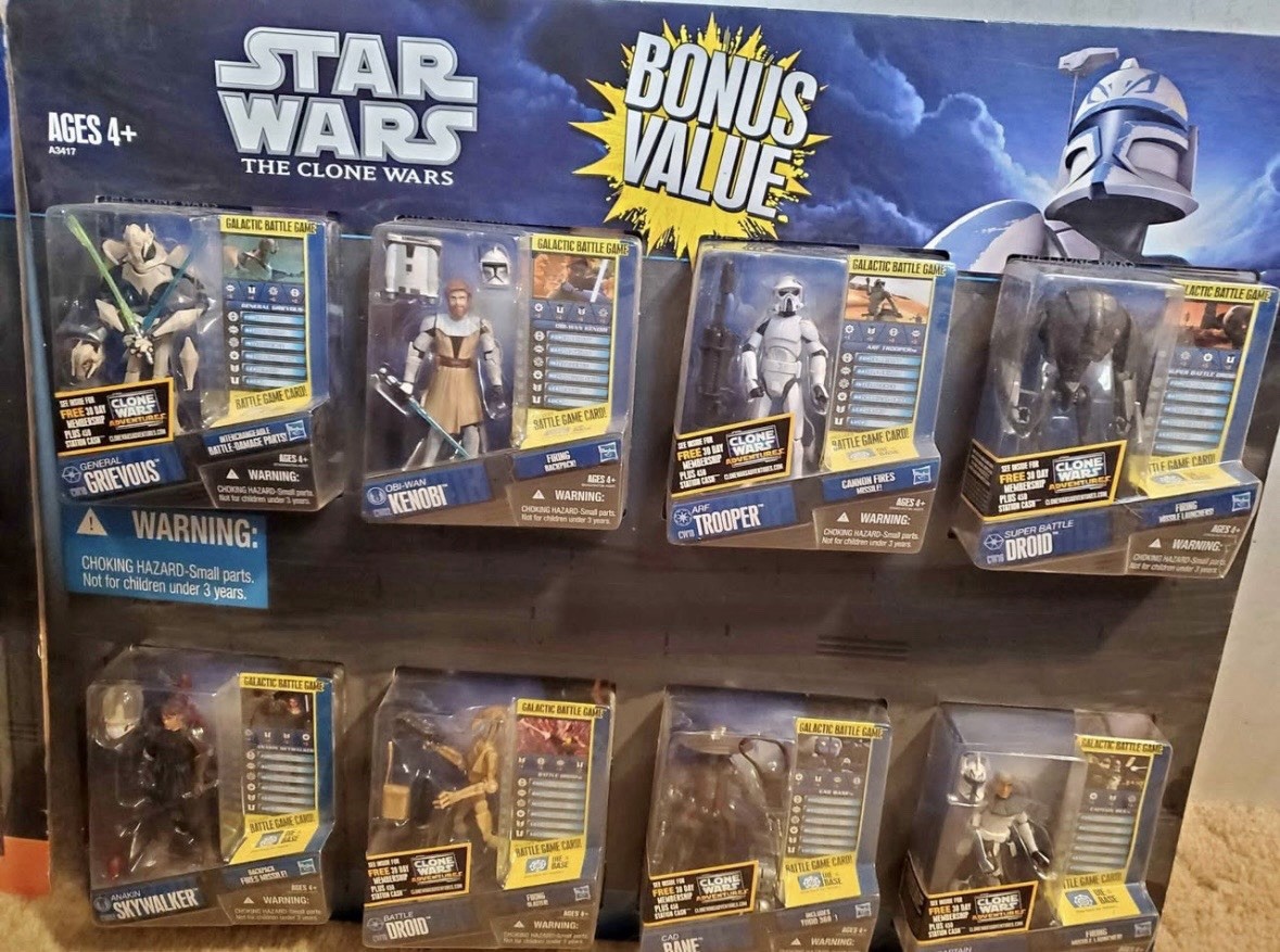 Hasbro Star Wars Clone Wars Bonus Value Pack 8 Action Figures, 2012