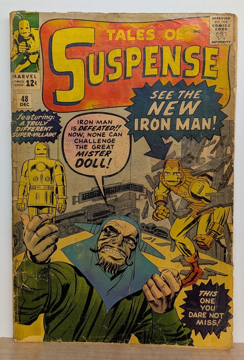 Tales of Suspense #48 1st Red Gold Iron Man Armor, Marvel 1963 - PR READ
