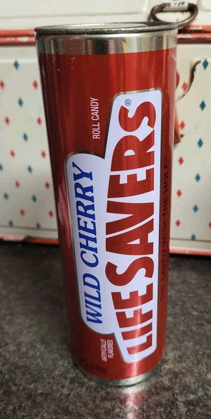 Life Savers Wild Cherry Empty Tin Containe, 7\