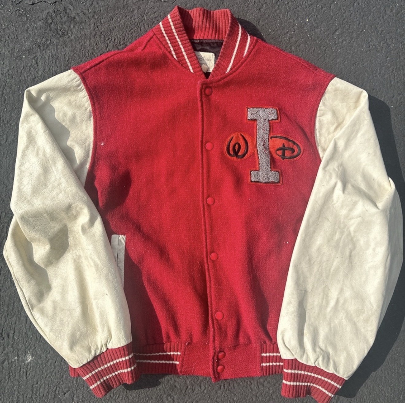 Vintage Walt Disney Imagineering Letterman Jacket Size Extra Large Rare