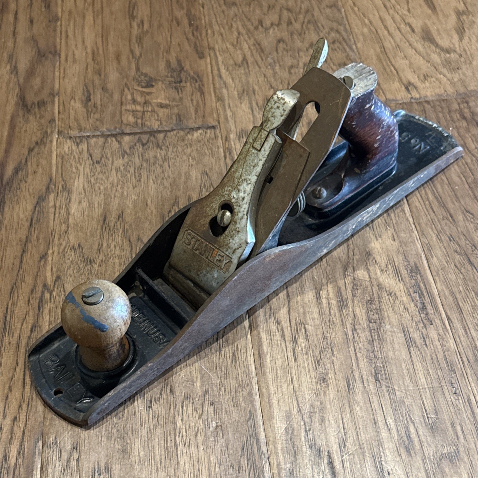 Vintage Stanley No 5 Bailey Wood Plane 