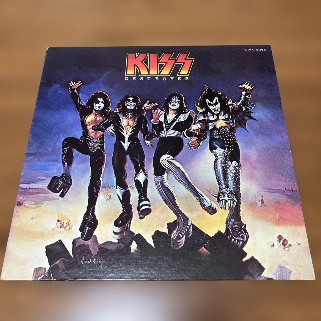 Kiss ‎– Destroyer Japan LP OBI VINYL Casablanca ‎– SWX-6268 w/POSTER